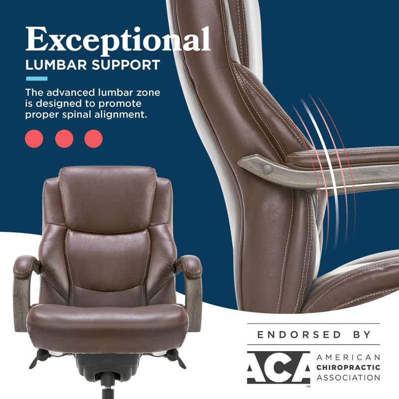 La-Z-Boy Delano Big & Tall Executive Office Chair, Ergonomic